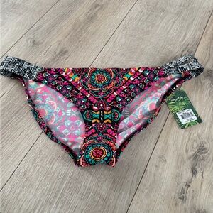 Colorful Eidon Patterned bikini Bottoms